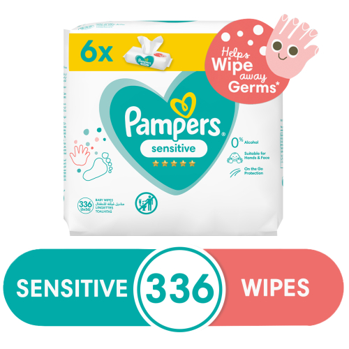 pampers sensitive 6 pak