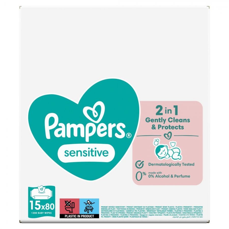 pampers sensitive chusteczki 24 cena