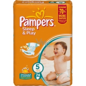 pampers sleep play 5 74szt