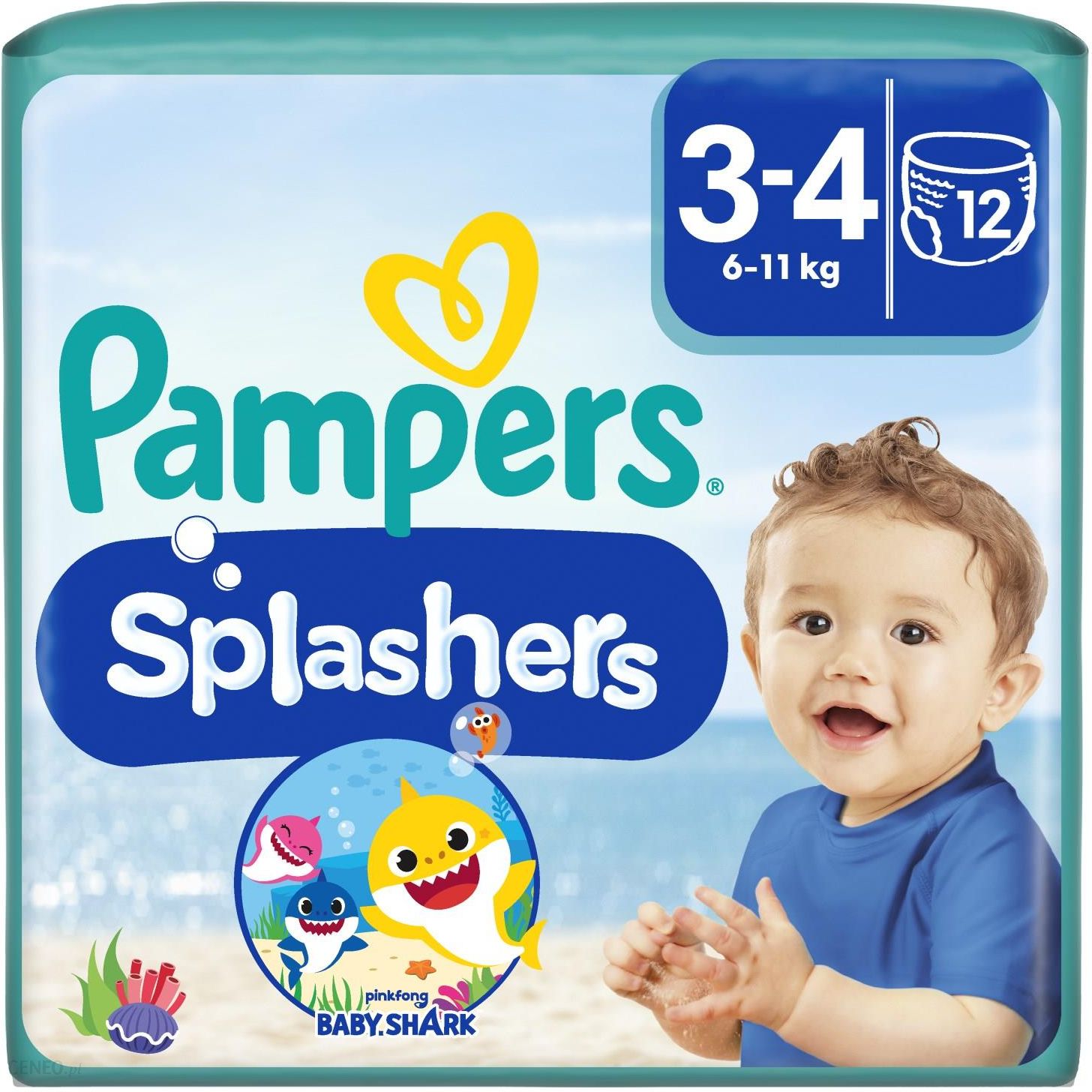 pampers splashers 3-4 ceneo