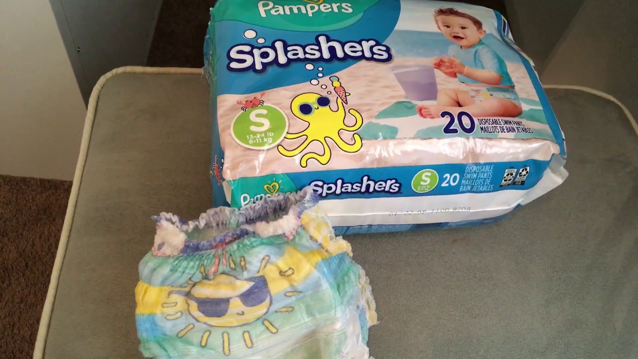 pampers splashers how to use