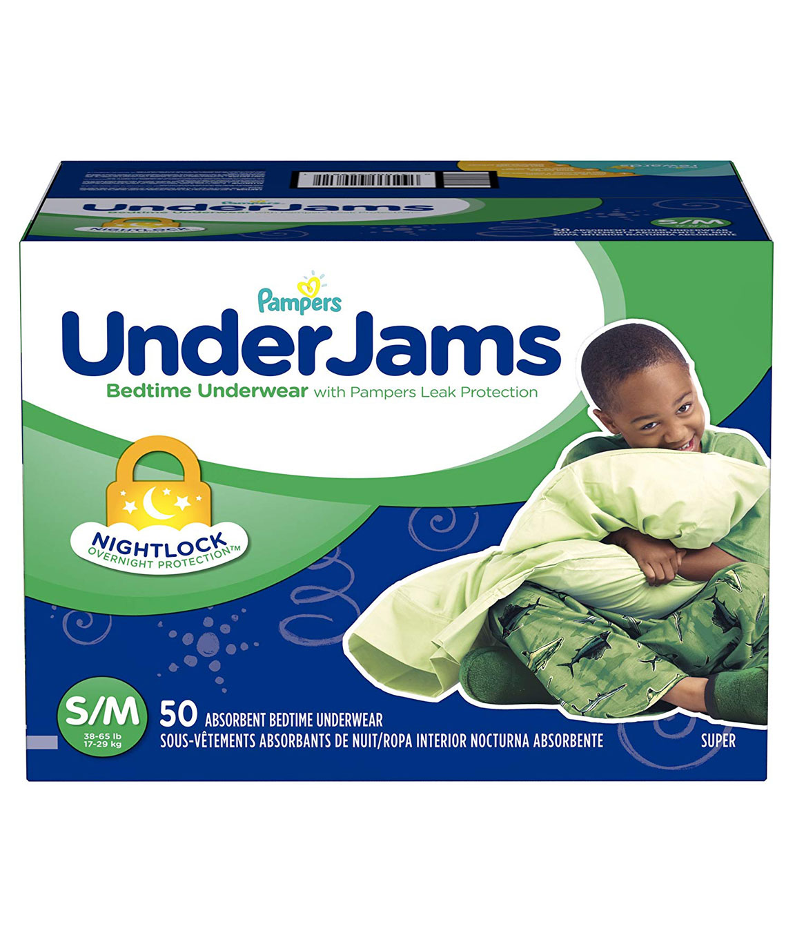 pampers underjams s m