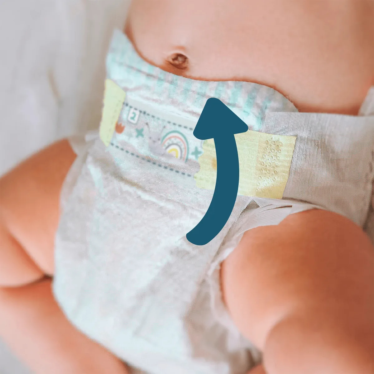 pampers z wycieciem na pepuszek