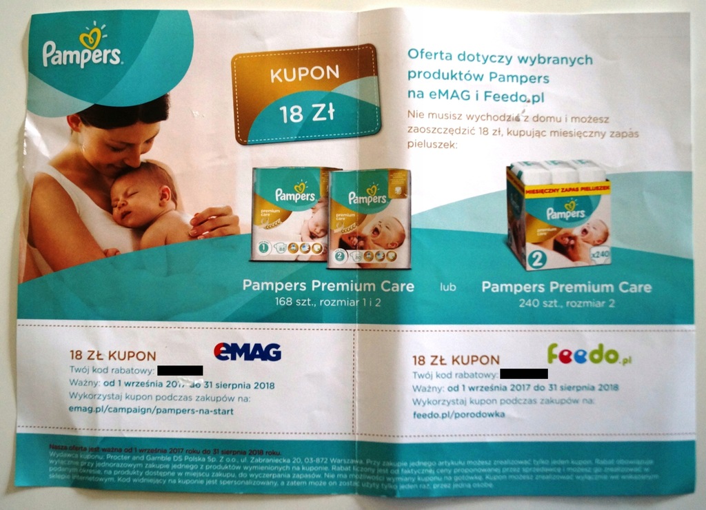 pampers.feedo.pl pampes kupony