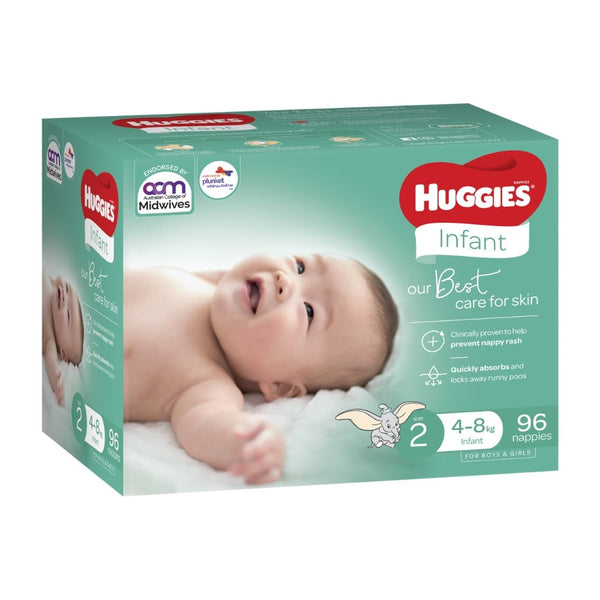 pampersy huggies 2 mega box