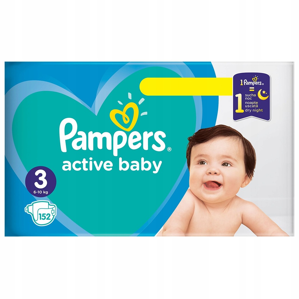 pampersy pampers 3 active dry