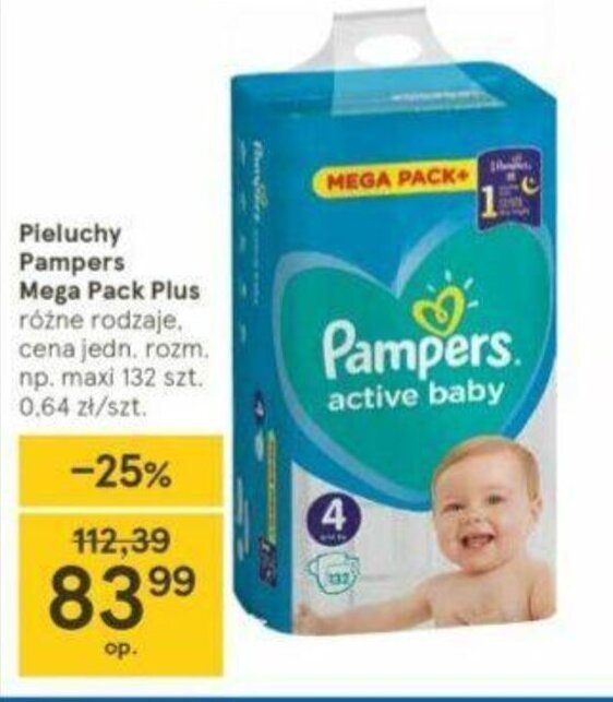 pampersy pampers w tesco