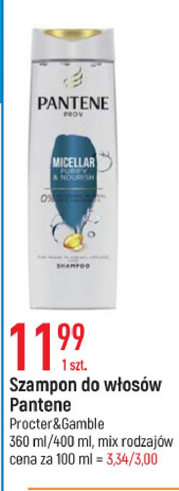 pantene szampon micellar