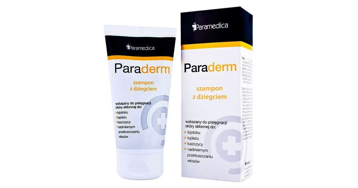 paraderm szampon z dziegciem 150g blog