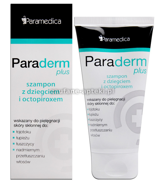 paraderm+ szampon z dziegciem i octopiroxem