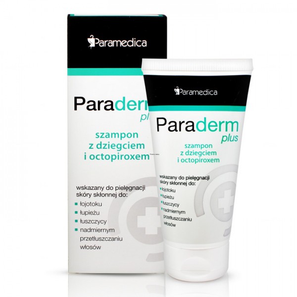 paraderm+ szampon z dziegciem i octopiroxem