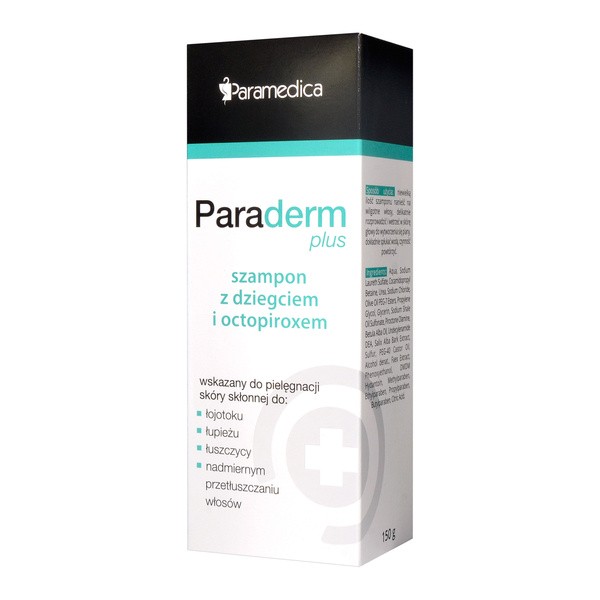 paramedica paraderm+ szampon z dziegciem i octopiroxem