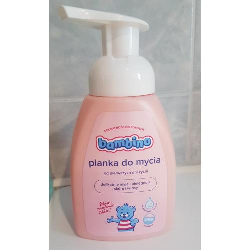 pianka bambino do mycia twarzy