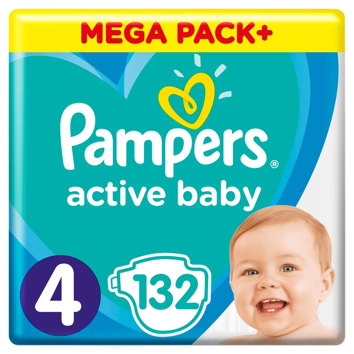 pieluch pampers 4 132 szt