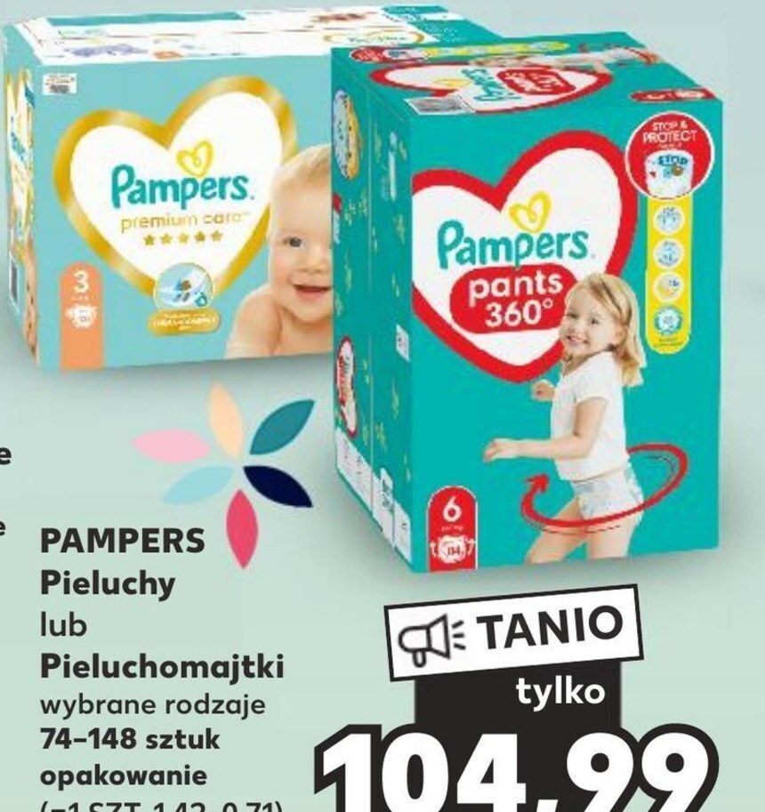 pieluchomajtki kaufland promocja