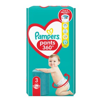 pieluchomajtki pampers 3 60 szt