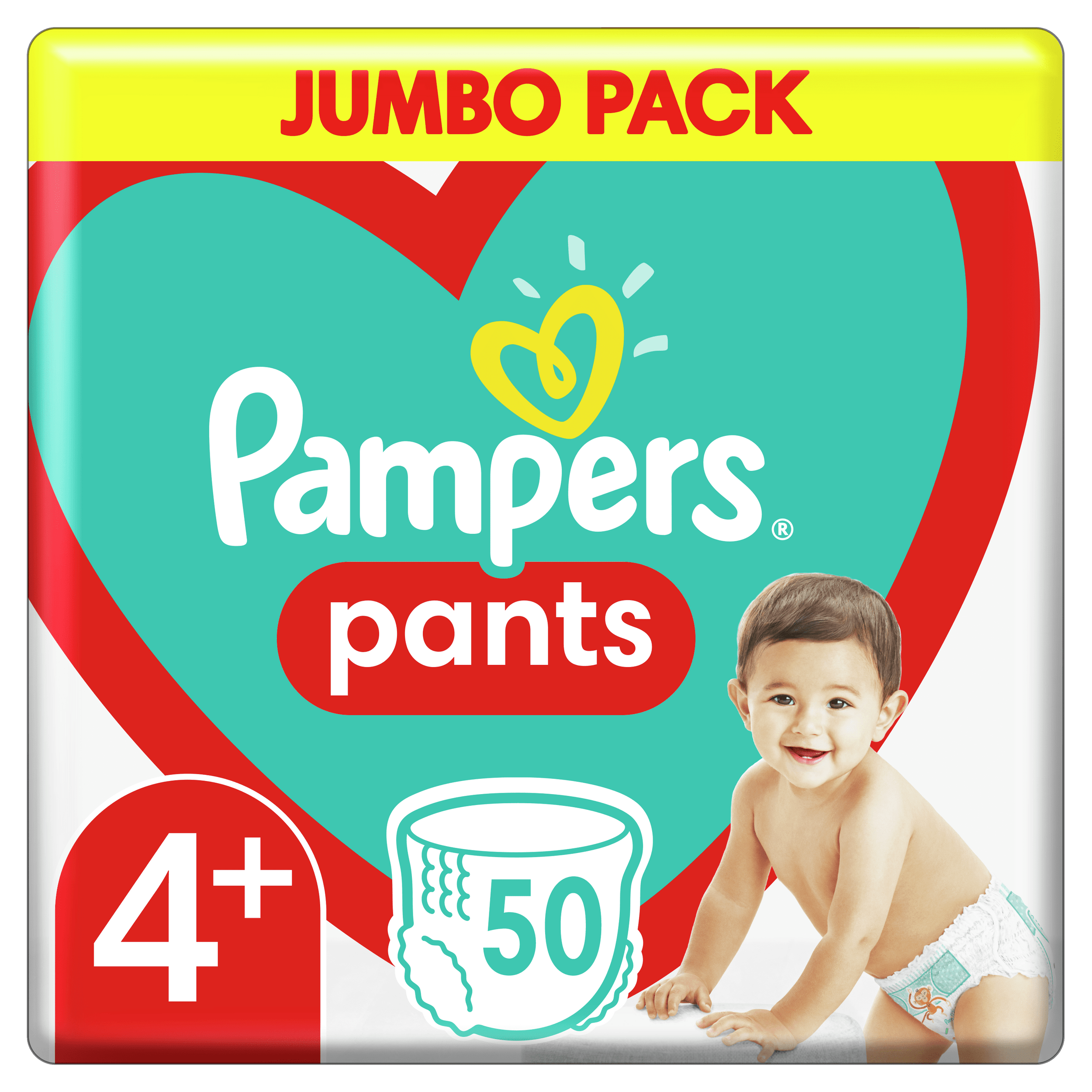 pieluchomajtki pampers 4 maxi 100 sztuk