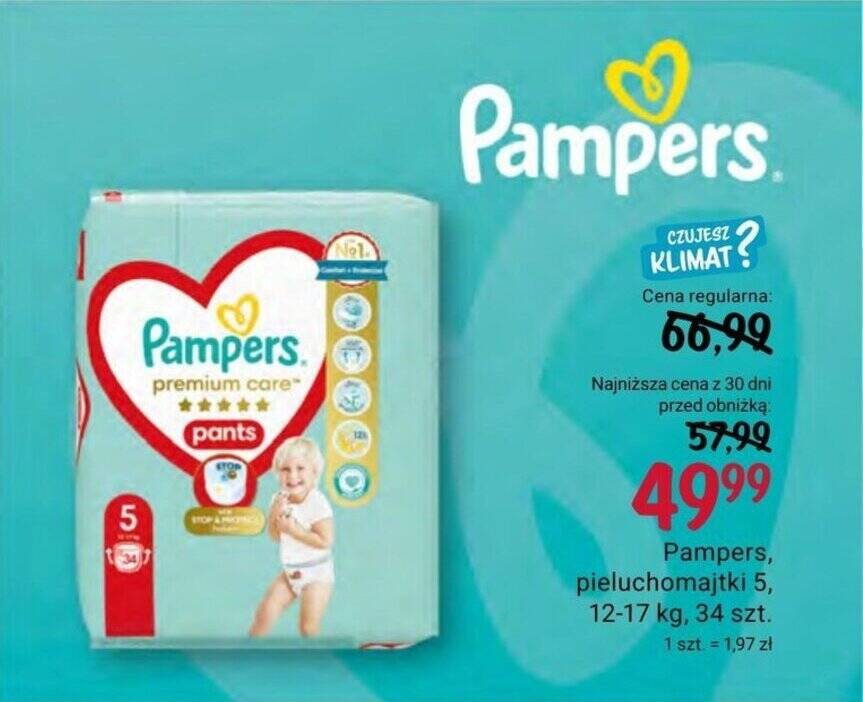 pieluchomajtki pampers 5 rossman