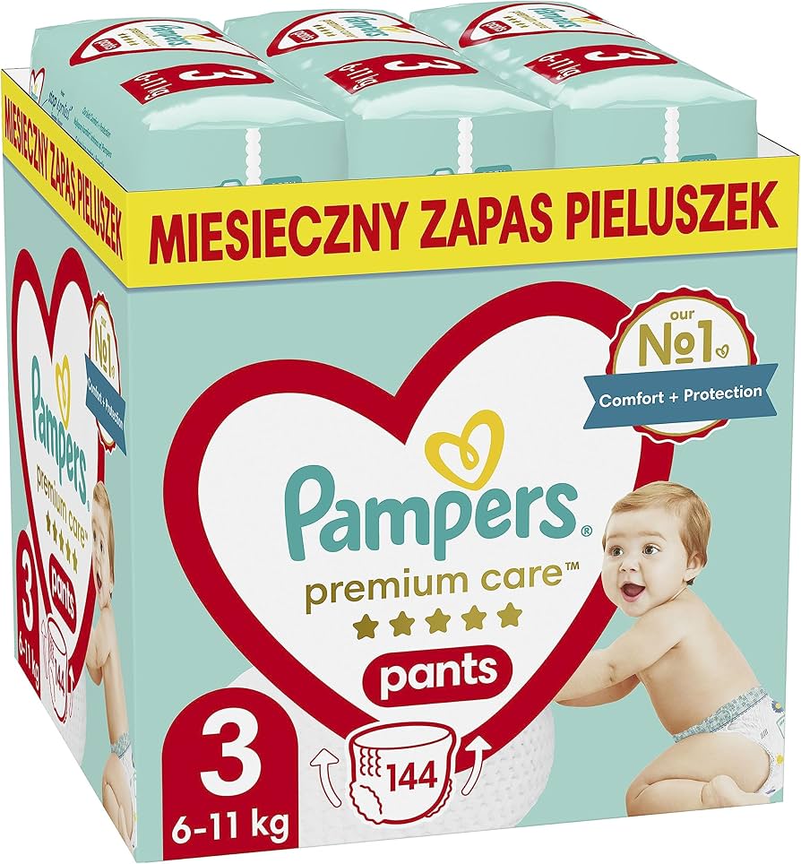 pieluchomajtki pampers premium care niemcy