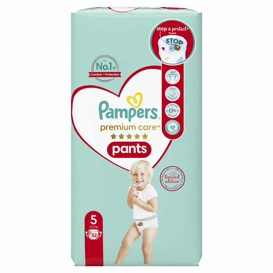 pieluchomajtki pampers premium care pants5