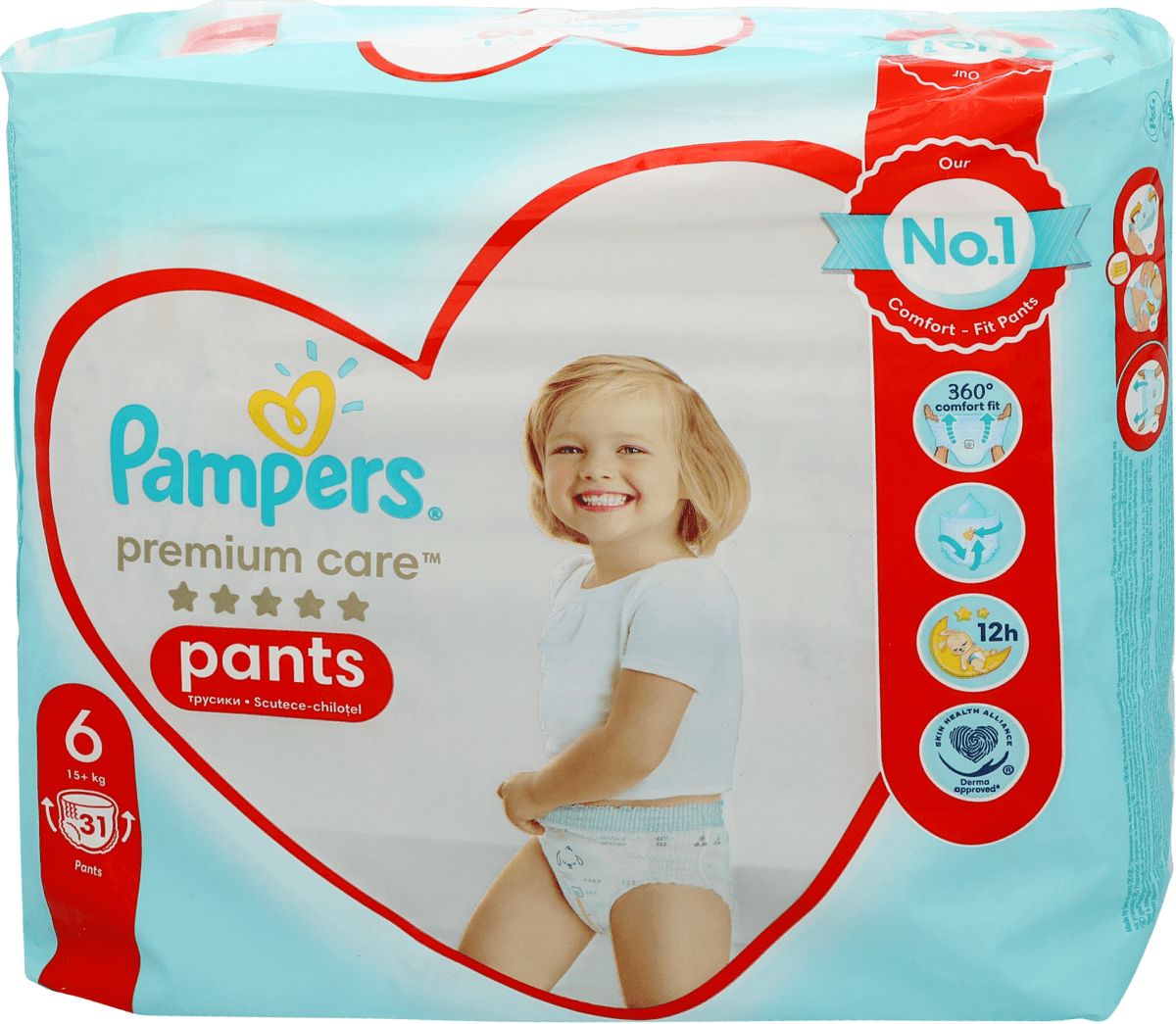 pieluchomajtki pampers premium care