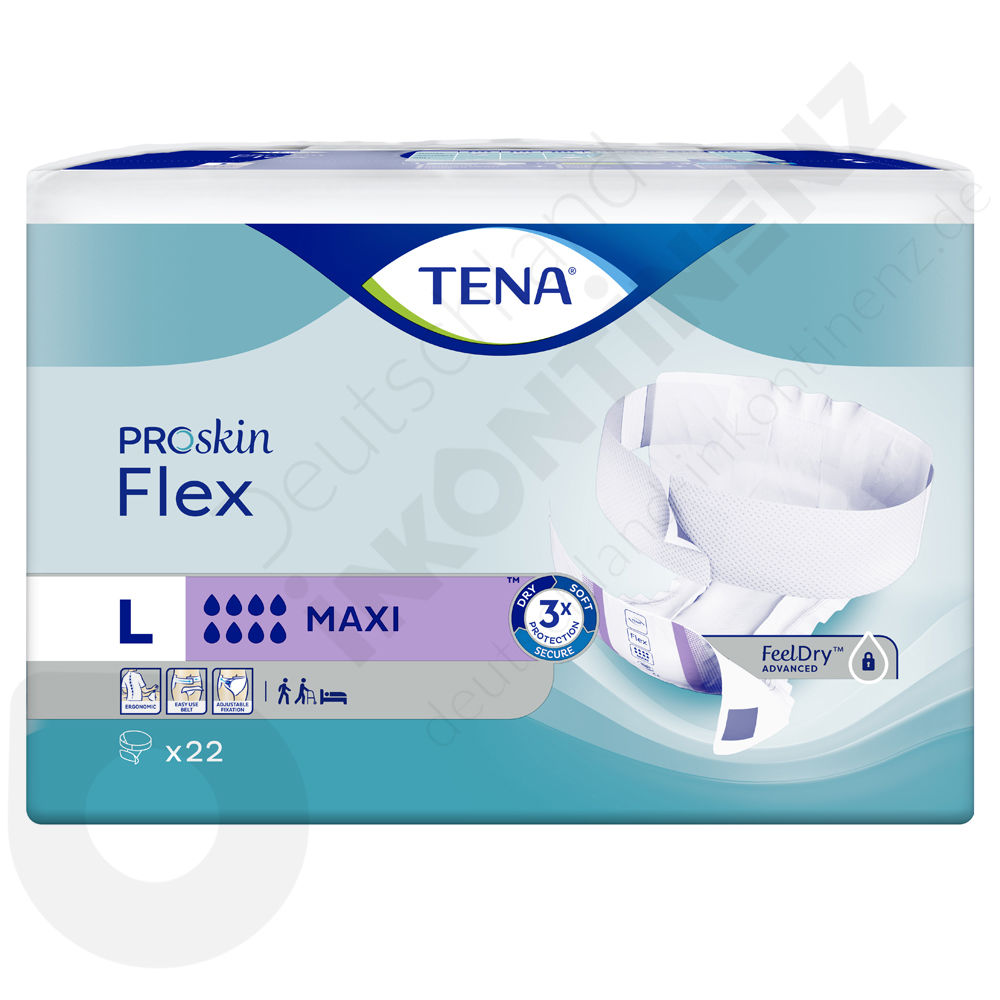 pieluchomajtki tena flex maxi l