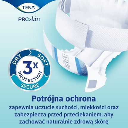 pieluchomajtki tena flex proskin super medium 71-102 cm 30 sztuk