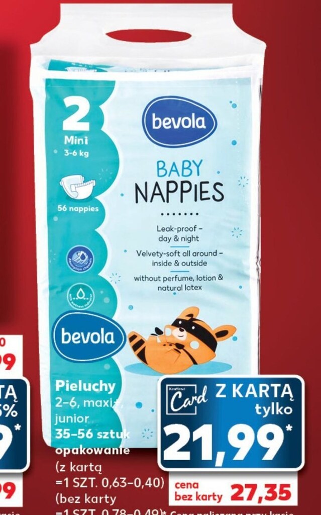 pieluchy baby classic 3 kaufland 56 szt