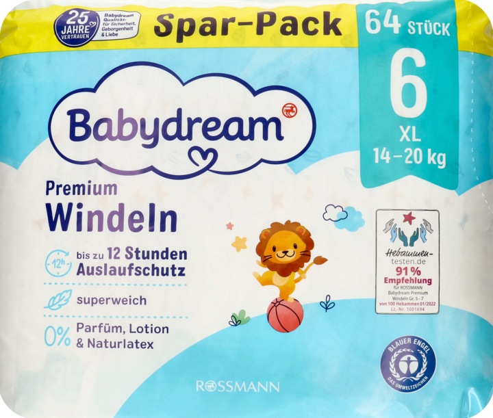 pieluchy babydream premium active