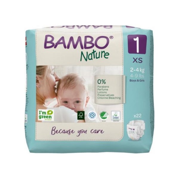 pieluchy bambo nature 3pak