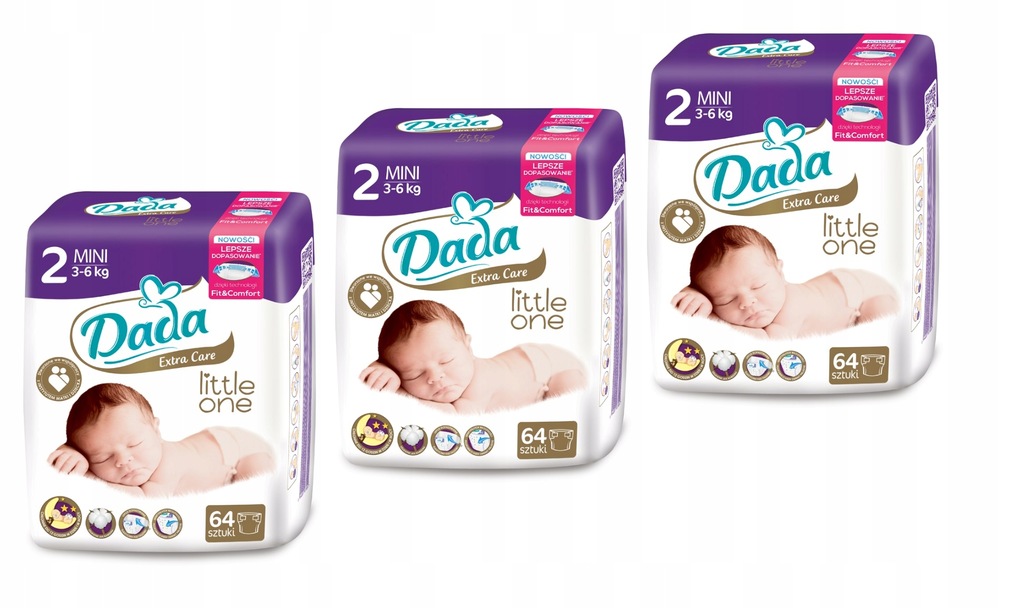 pieluchy dada extra care mini 64 szt