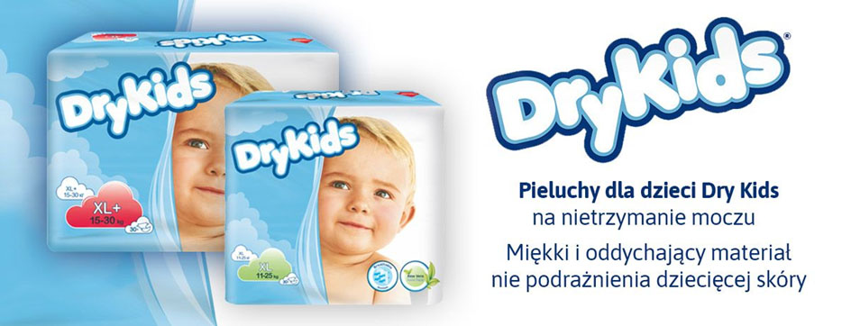 pieluchy dry kids xl+ 15-30 kg 30szt k 90 szt