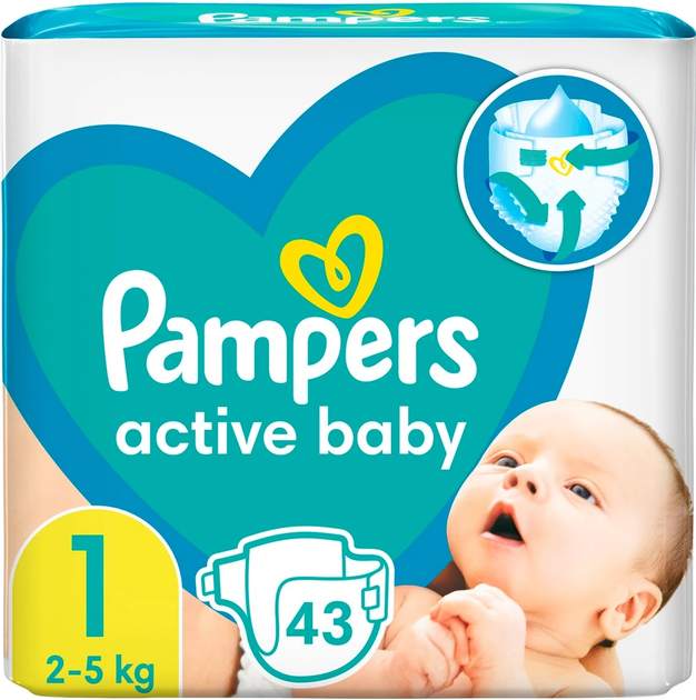 pieluchy pamers miniactive baby