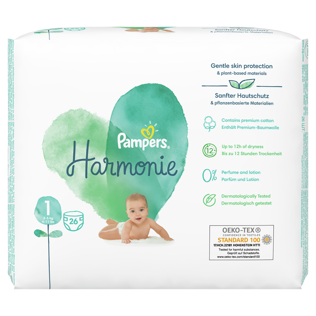 pieluchy pampers 1 100 sztuk