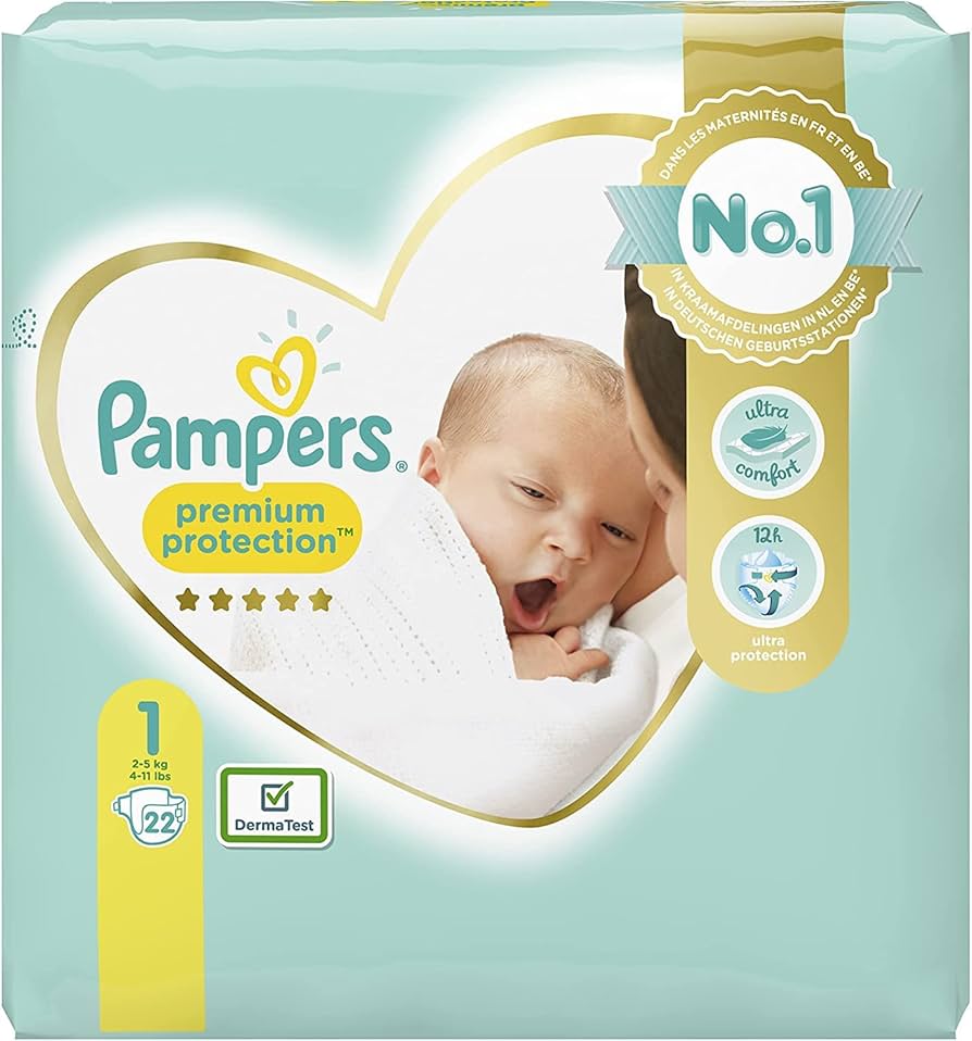 pieluchy pampers 1 22 sztuki