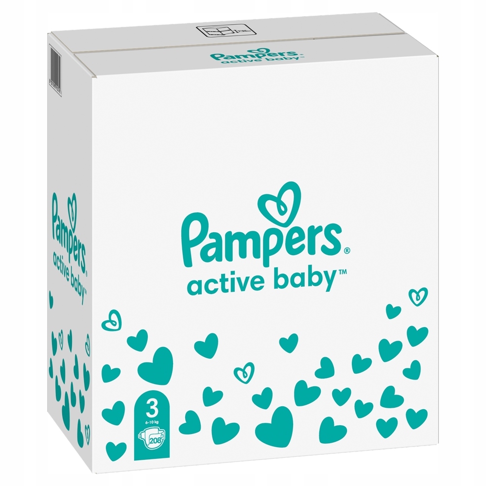 pieluchy pampers 3 208 sztuk