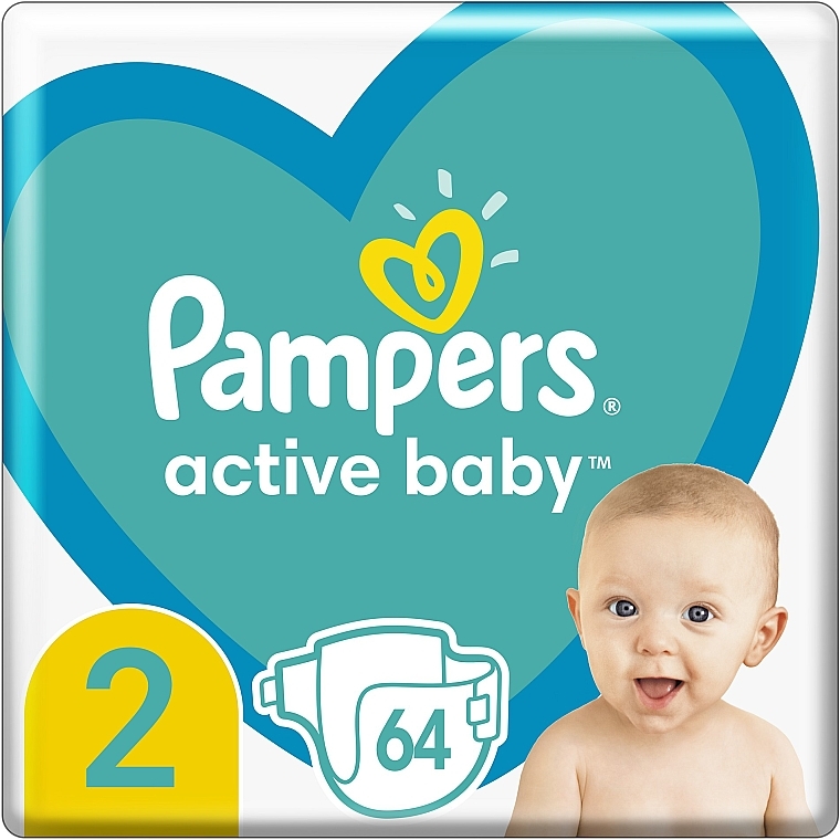 pieluchy pampers active baby 2x