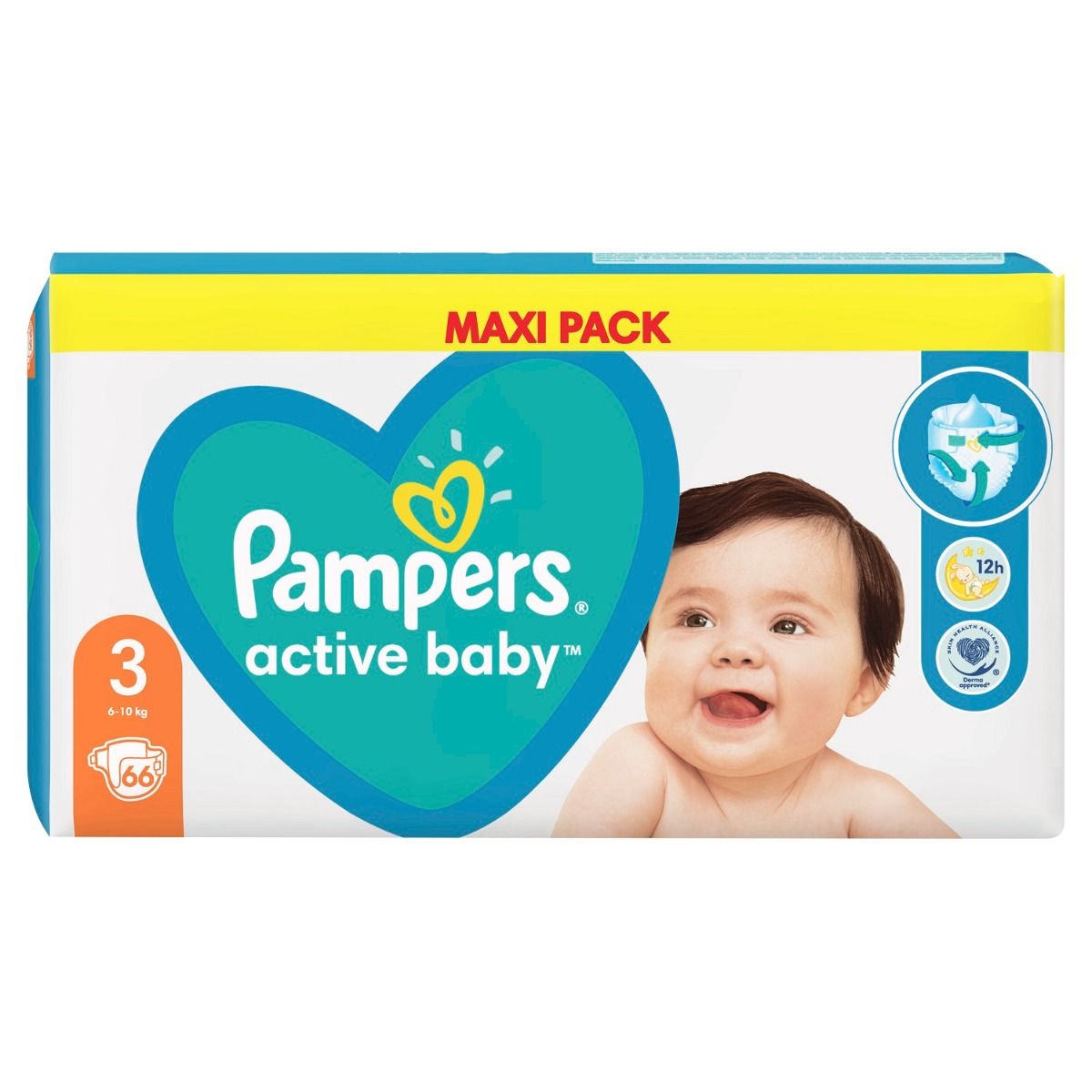 pieluchy pampers active baby 3