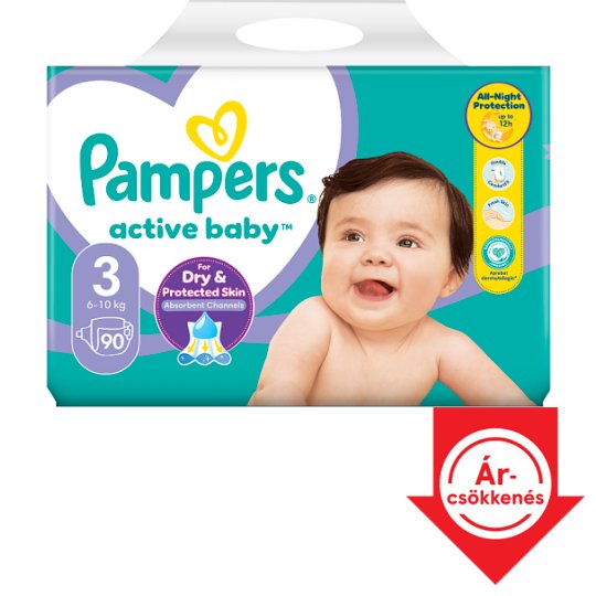 pieluchy pampers active baby 3 tesco