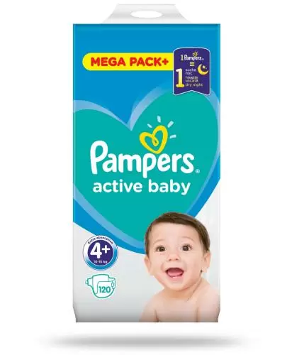 pieluchy pampers active baby mega b