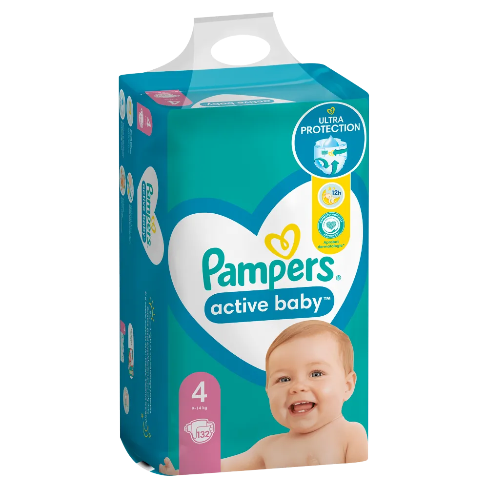 pieluchy pampers active baby mega box