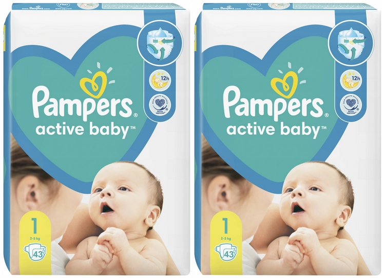 pieluchy pampers new baby 1 newborn 43szt