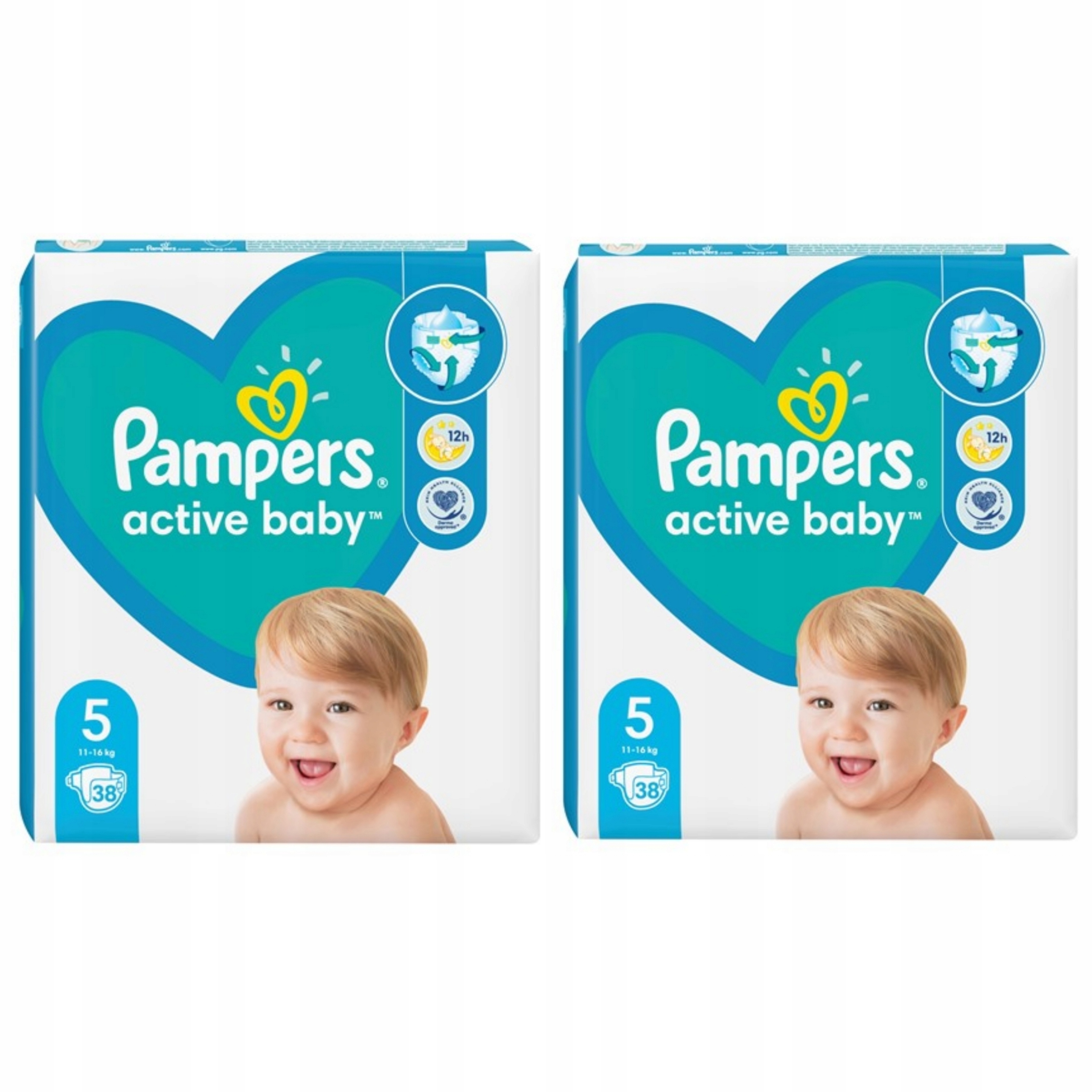 pieluchy pampers nr 5 76 sztuk