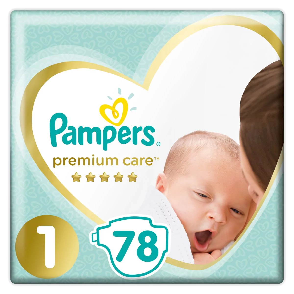 pieluchy pampers premium care 1 newborn 2 mini 168szt