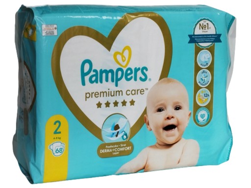 pieluchy pampers premium care 4-8kg