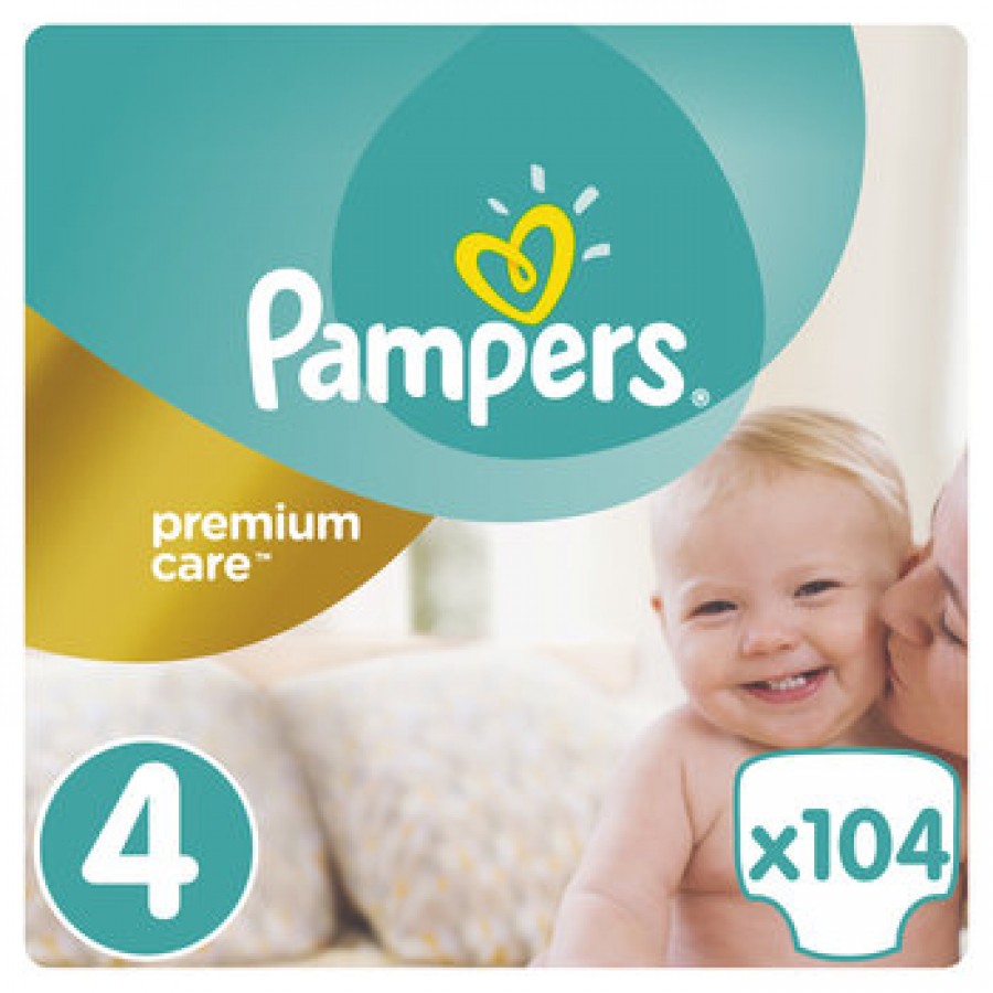 pieluchy pampers premium care 4 maxi 104 szt