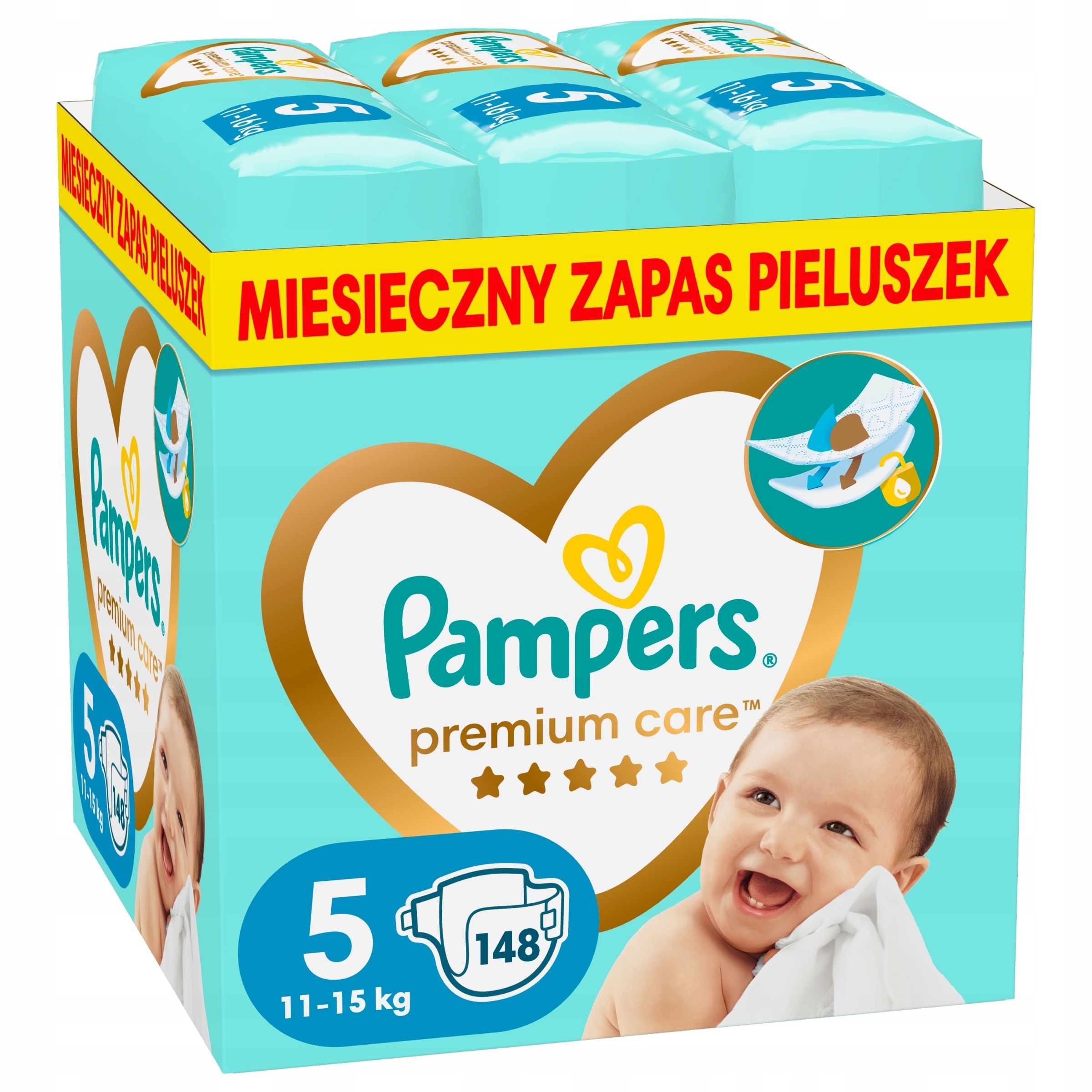 pieluchy pampers premium care 88 szt