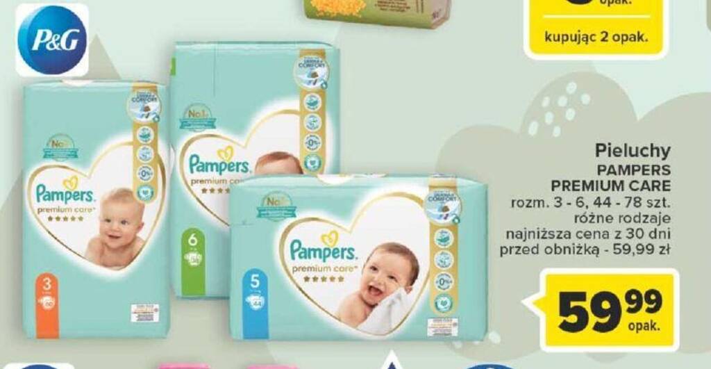 pieluchy pampers promocja carrefour