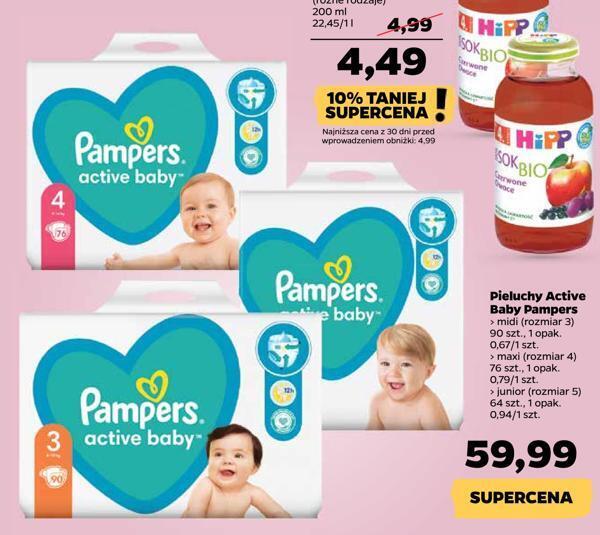 pieluchy pampers w netto od listopada