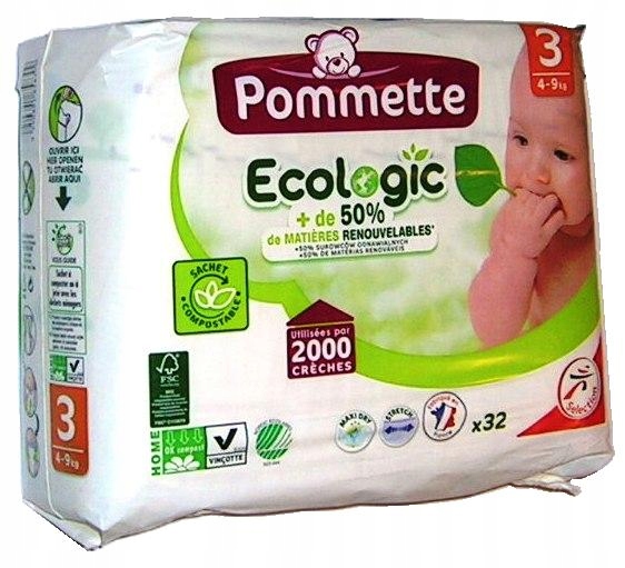 pieluchy pommette ecologic